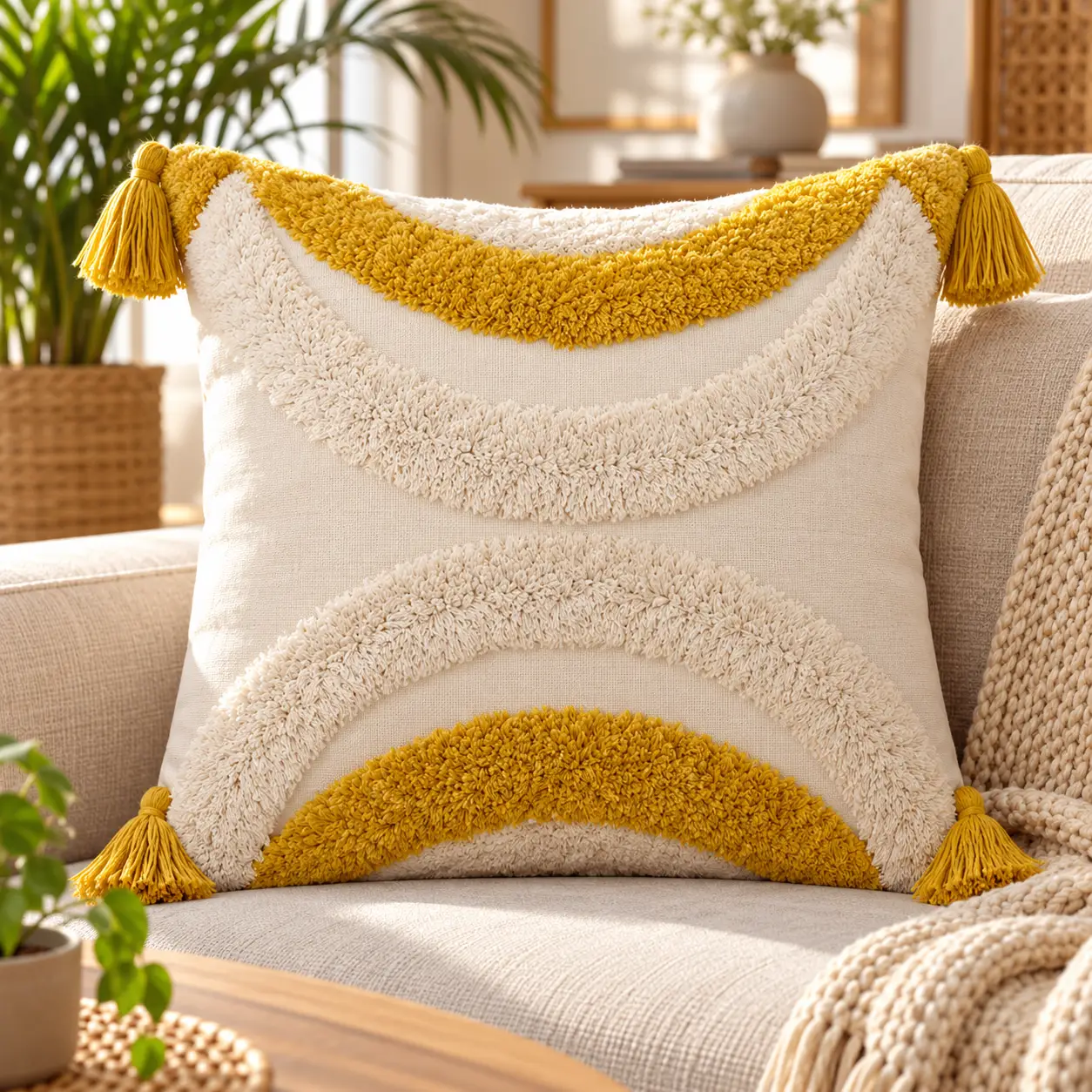 Prominent decorative pillow face - multiple designs and colors