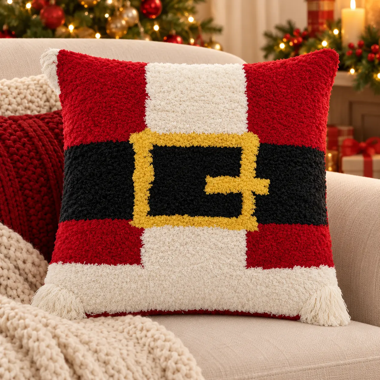Prominent decorative pillow face - multiple designs and colors